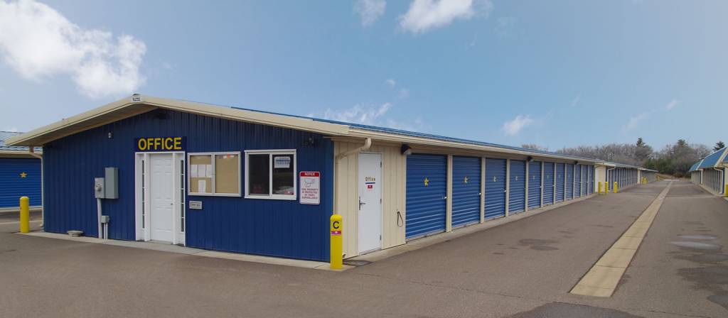 Office and storage row at Gold Star Mini Storage